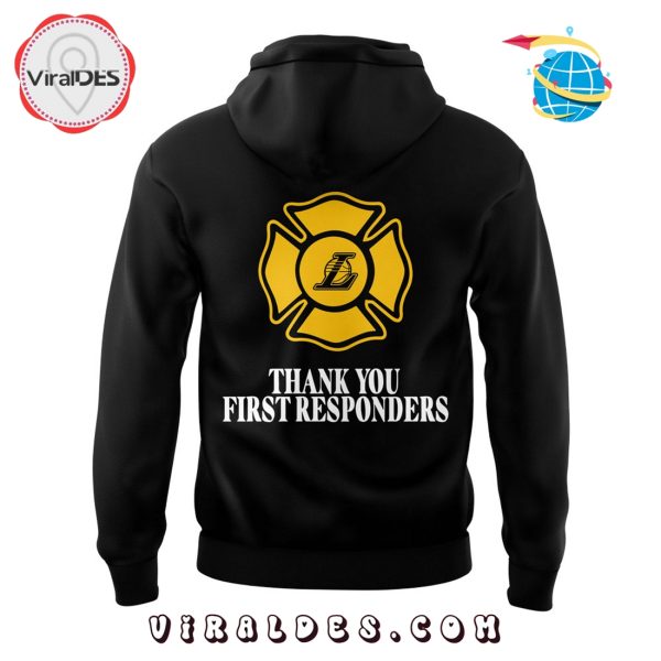 Los Angeles Lakers Thank You First Responders Hoodie