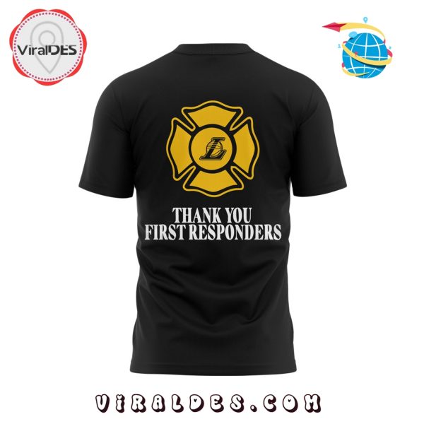 Los Angeles Lakers Thank You First Responders Hoodie