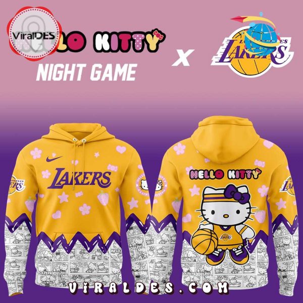 Los Angeles Lakers x Hello Kitty Hoodie