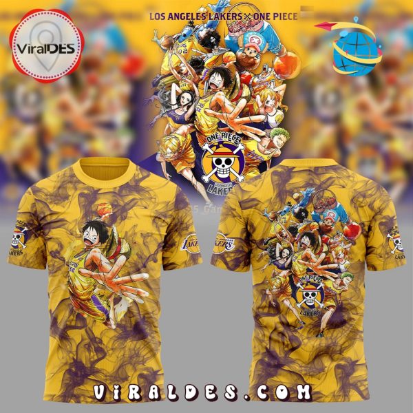 Luffy are joining the Lakers for One Piece Night Smoker Hoodie