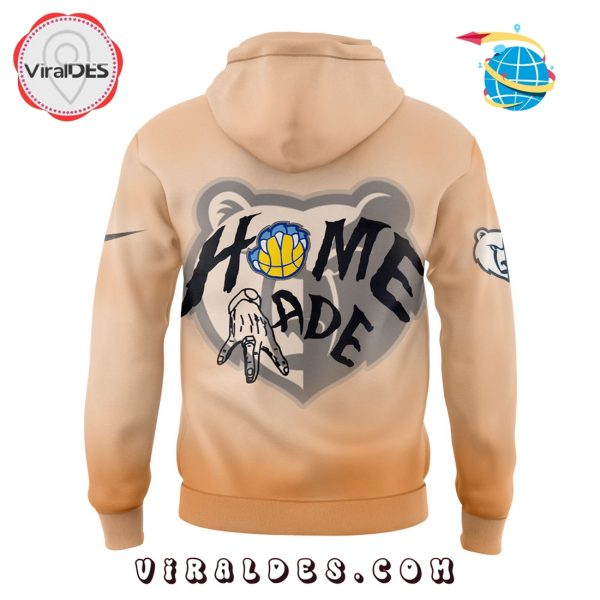 Memphis Grizzlies Home Made Collection Brown Hoodie