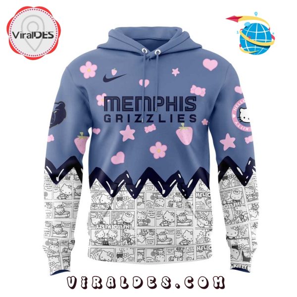 Memphis Grizzlies NBA Hello Kitty Night Game Hoodie