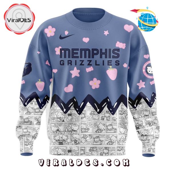 Memphis Grizzlies NBA Hello Kitty Night Game Hoodie