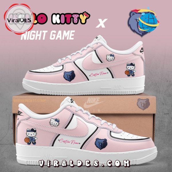 Memphis Grizzlies x Hello Kitty Night Game Air Force 1 Sneakers