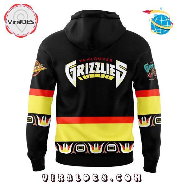 Memphis Grizzlies x Vancouver Canucks Black Hoodie