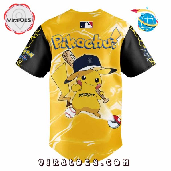 MLB Detroit Tigers x Pokémon GO Baseball Jersey