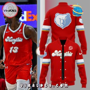 Memphis Grizzlies City Red Edition Baseball Jacket