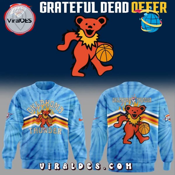 Oklahoma City Thunder Grateful Dead Night Hoodie