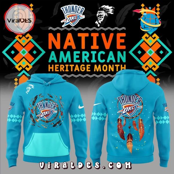 Oklahoma City Thunder Native American Heritage Month Hoodie