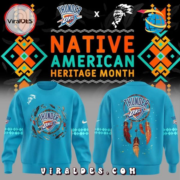 Oklahoma City Thunder Native American Heritage Month Hoodie
