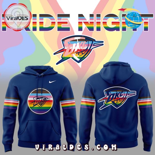 Oklahoma City Thunder Pride Night Hoodie