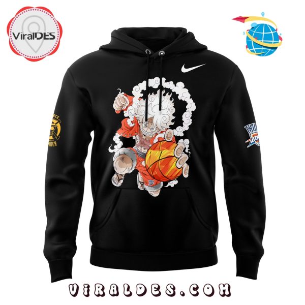 Oklahoma City Thunder Welcome Luffy Game Night Collab Hoodie