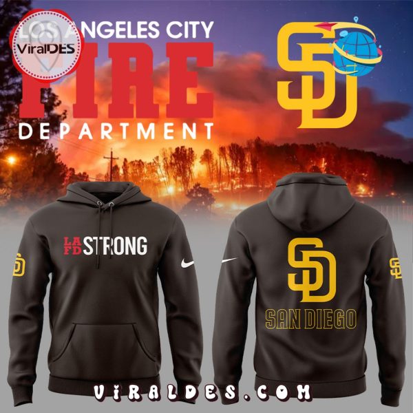 San Diego Padres LA Strong Black Hoodie