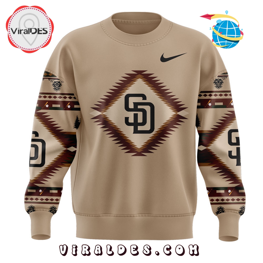 San Diego Padres Native American Heritage Hoodie San Diego Padres Native American Heritage Hoodie