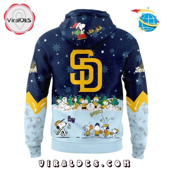 San Diego Padres Peanuts & Snoopy Navy Hoodie
