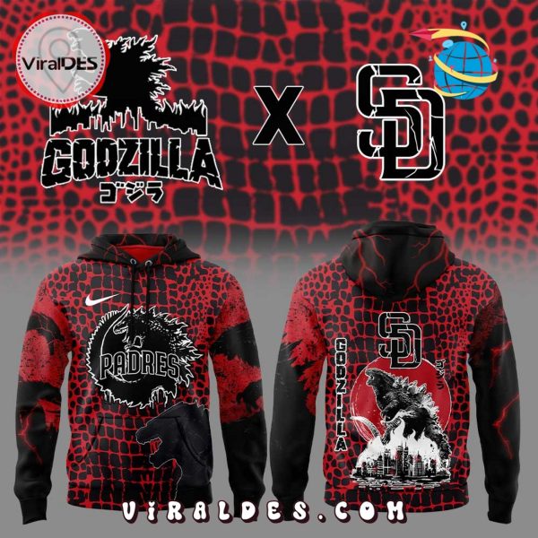 San Diego Padres x Godzilla Hoodie