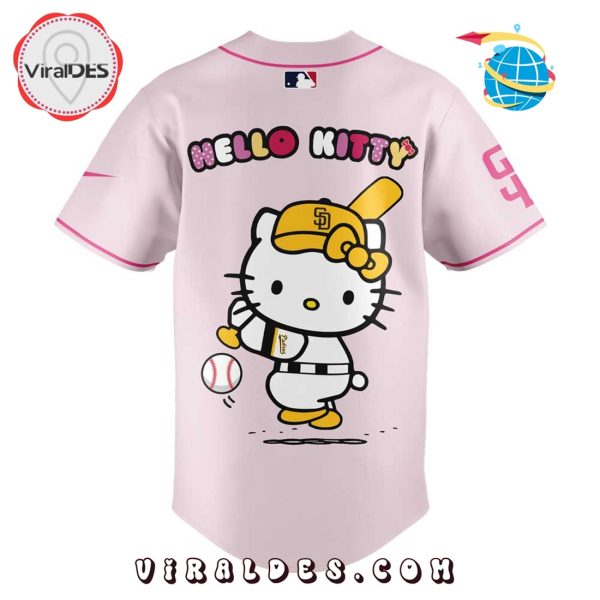 San Diego Padres x Hello Kitty Night Pink Baseball Jersey