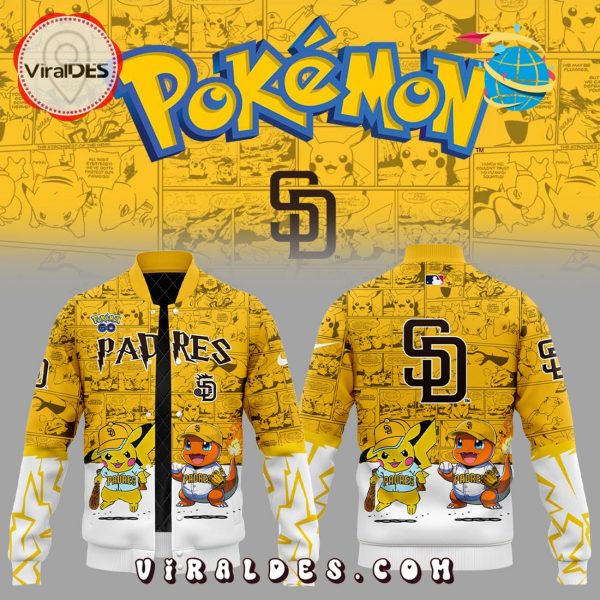 San Diego Padres x Pokémon GO Baseball Jacket