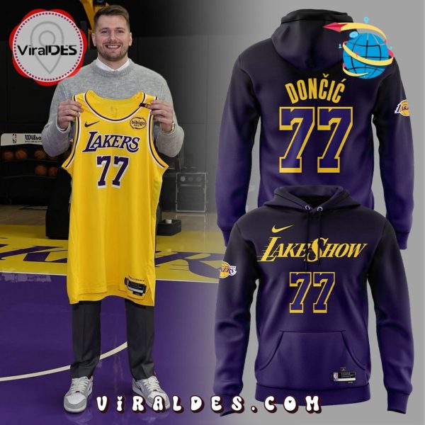 Show Luka Doncic Los Angeles Lakers Hoodie