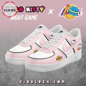 Los Angeles Lakers x Hello Kitty Night Game Air Force 1 Sneakers