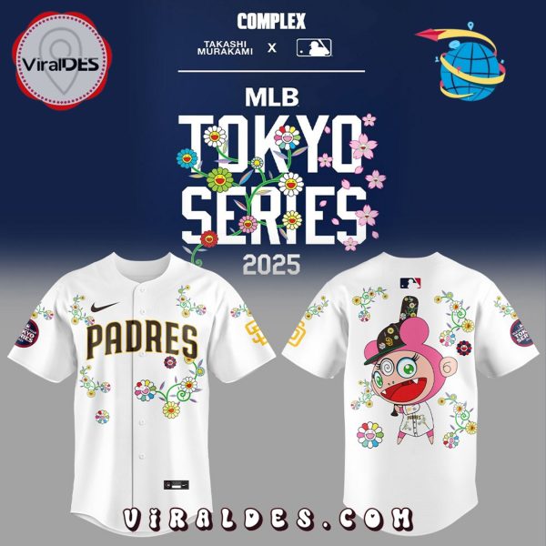 Takashi Murakami Padres x MLB Tokyo Series Baseball Jersey