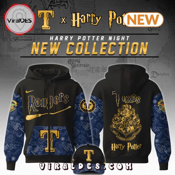 Texas Rangers 2025 Harry Potter Night Game Hoodie, Jogger, Cap