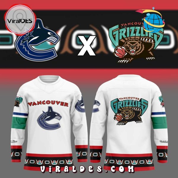 Vancouver Canucks x Memphis Grizzlies Hockey Jersey