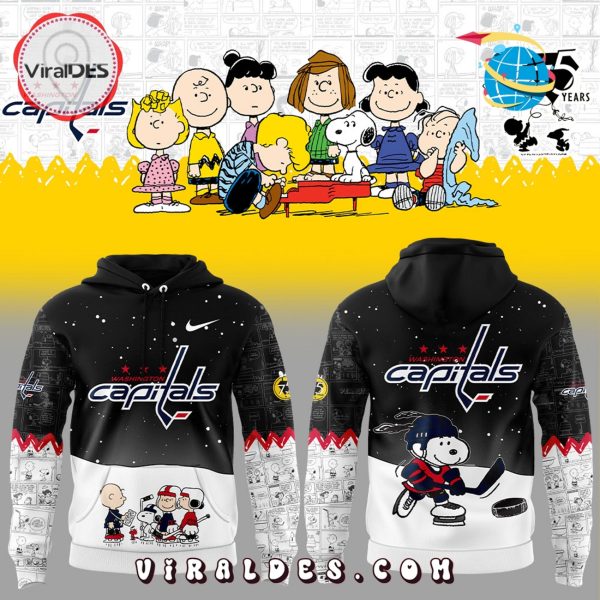 Washington Capitals 75th Anniversary of Peanuts Hoodie