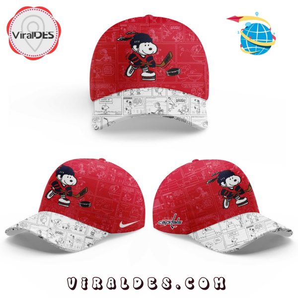 Washington Capitals 75th Anniversary of Peanuts Red Cap