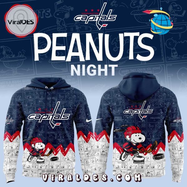 Washington Capitals Anniversary of Peanuts Hoodie