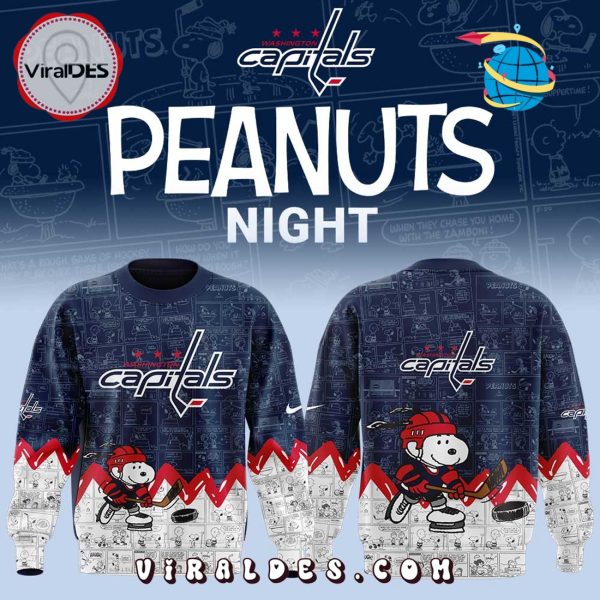 Washington Capitals Anniversary of Peanuts Hoodie