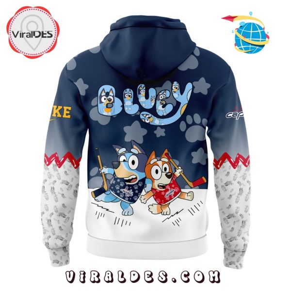 Washington Capitals Bluey and Bingo 2025 Hoodie