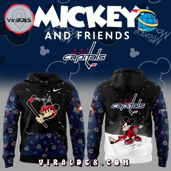 Washington Capitals Mickey & Friends Pullover Hoodie