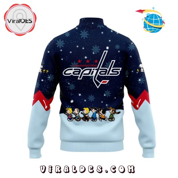 Washington Capitals Peanuts & Snoopy Night Baseball Jacket
