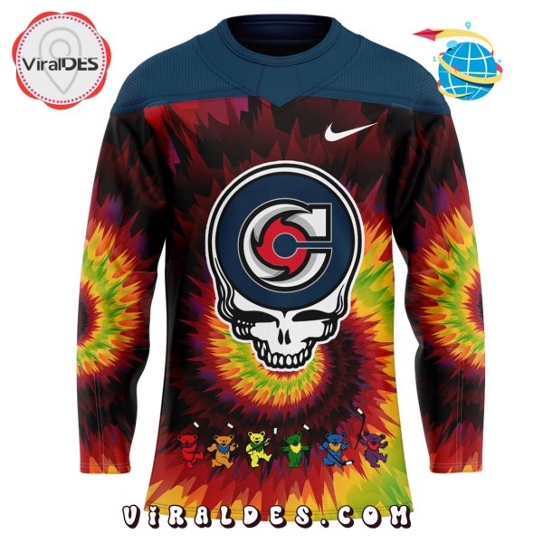 2025 Cincinnati Cyclones Grateful Dead Night Hockey Jersey