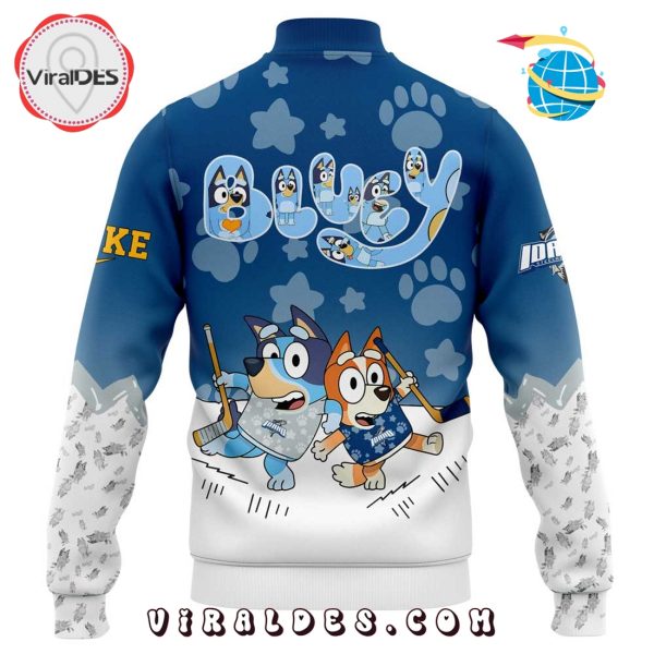 2025 Idaho Steelheads x Bluey and Bingo Baseball Jacket