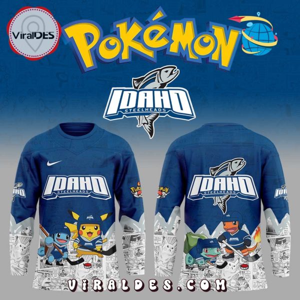 2025 Idaho Steelheads x Pokémon Hockey Jersey