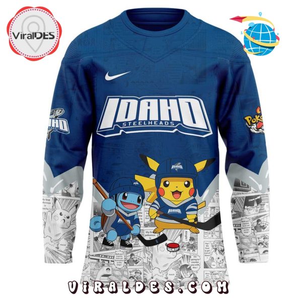 2025 Idaho Steelheads x Pokémon Hockey Jersey
