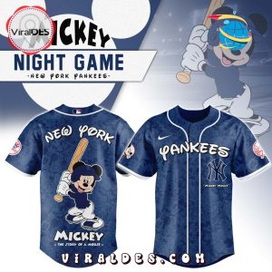 MLB New York Yankees x Mickey Mouse Baseball Jersey