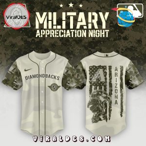 Arizona Diamondbacks x MLB 2025 Armed Forces Day Night Baseball Jersey