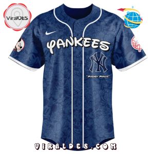 MLB New York Yankees x Mickey Mouse Baseball Jersey