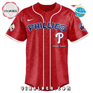 MLB Philadelphia Phillies x Mickey Mouse Baseball Jersey