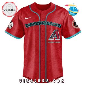 MLB Arizona Diamondbacks x Mickey Mouse Baseball Jersey
