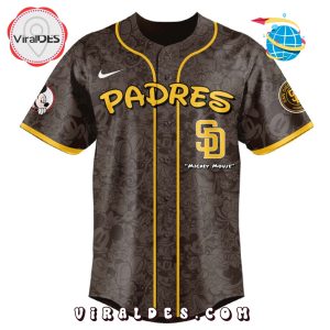 MLB San Diego Padres x Mickey Mouse Baseball Jersey
