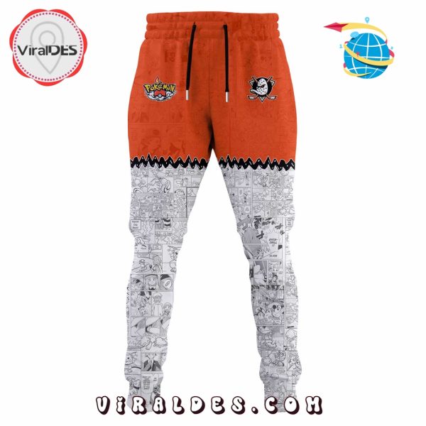 Anaheim Ducks NHL x Pokemon 2025 Hoodie, Pants