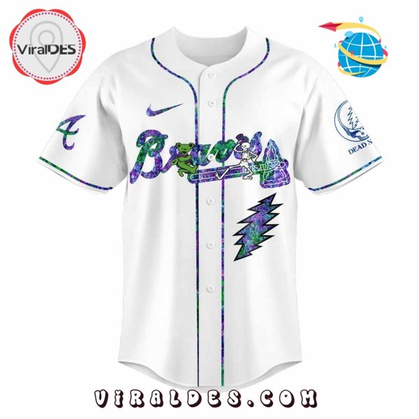 Atlanta Braves Grateful Dead Night 2025 Baseball Jersey