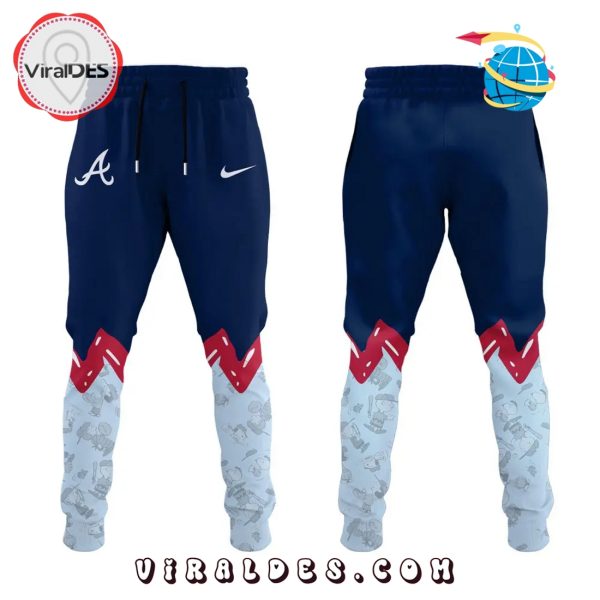 Atlanta Braves MLB Peanuts & Snoopy Hoodie, Jogger, Cap