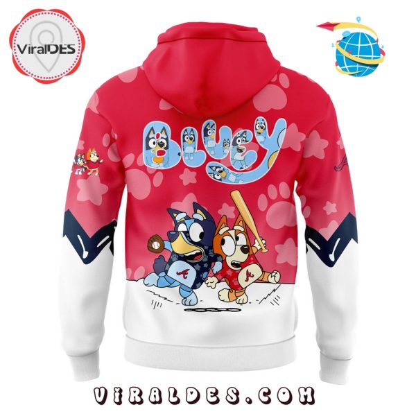 Atlanta Braves x Bluey and Bingo Red Hoodie, Jogger, Cap