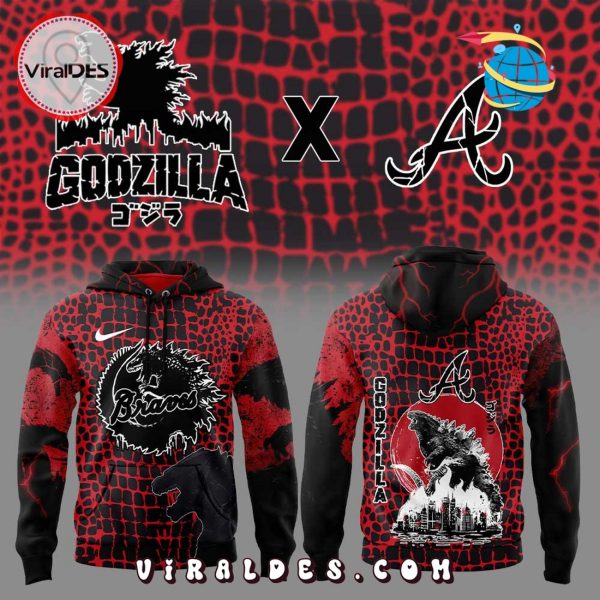 Atlanta Braves x Godzilla Hoodie, Jogger, Cap