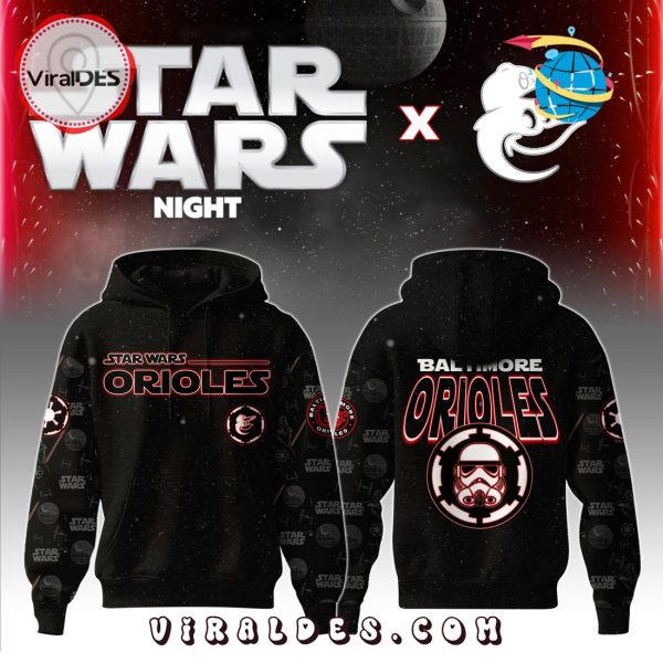 Baltimore Orioles MLB x Star War Night Hoodie, Jogger, Cap